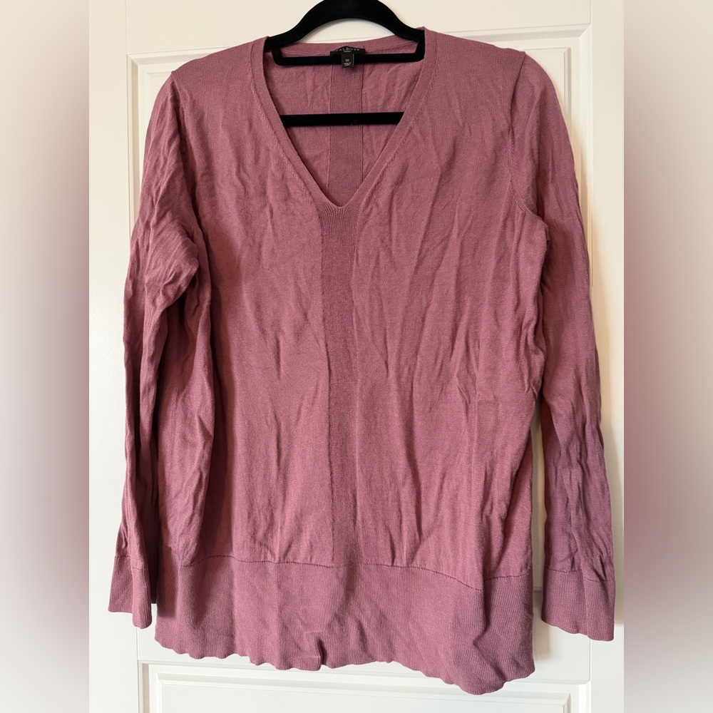 Talbots Women's Sweater in Soft Mauve